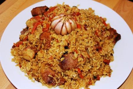 Плов с рыжиковым маслом