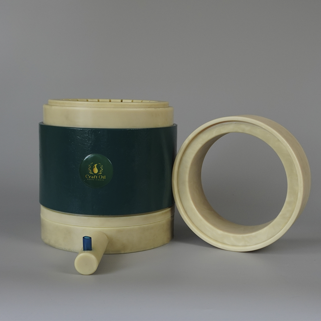Caprolon Barrel 3L for Cold Press Oil Press – Durable CraftOil Equipment