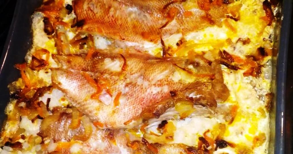 Рыба с картошкой и оливковым маслом