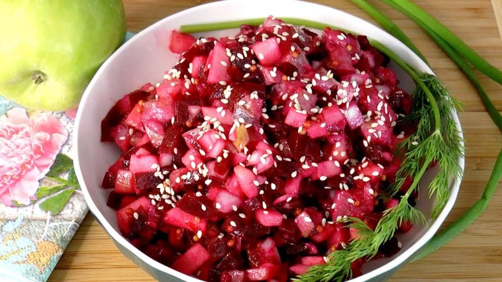 Финский салат из свеклы