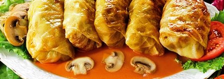 Голубцы с грибами