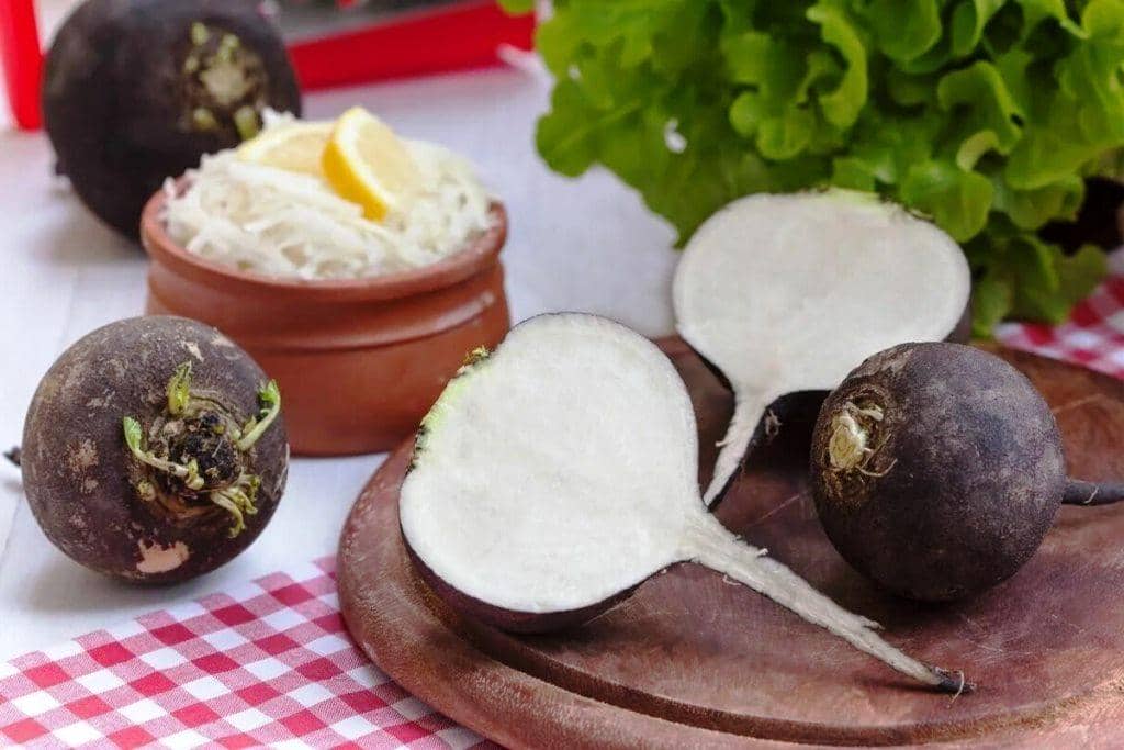 Польза черной редьки для печени
