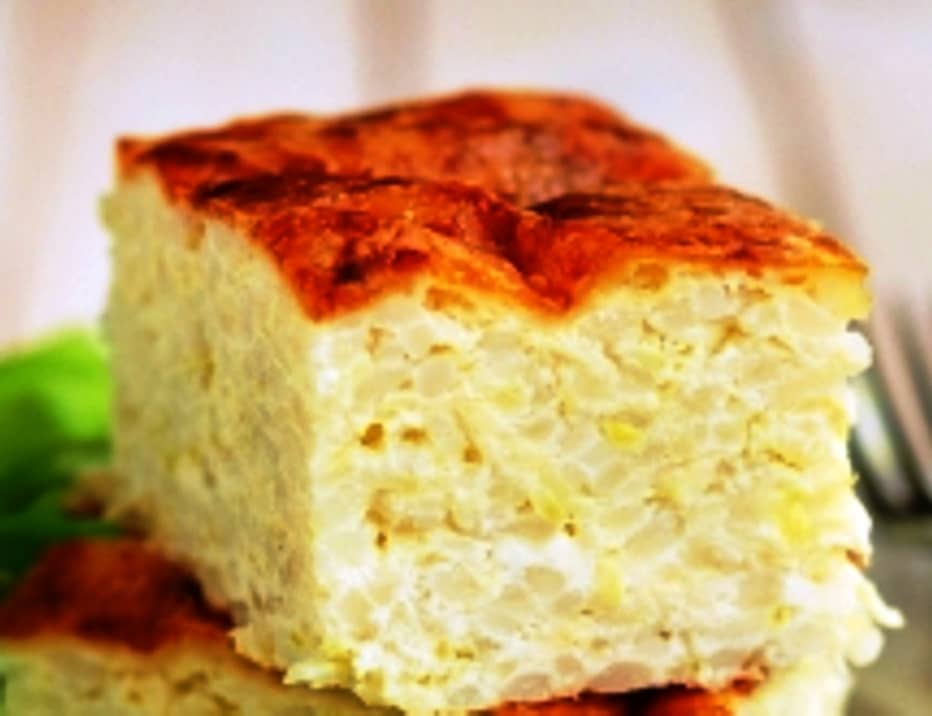 Запіканка с рисом та сиром