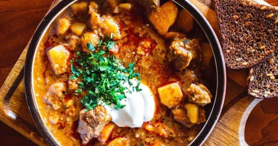 Bograch traditional Transcarpathian recipe