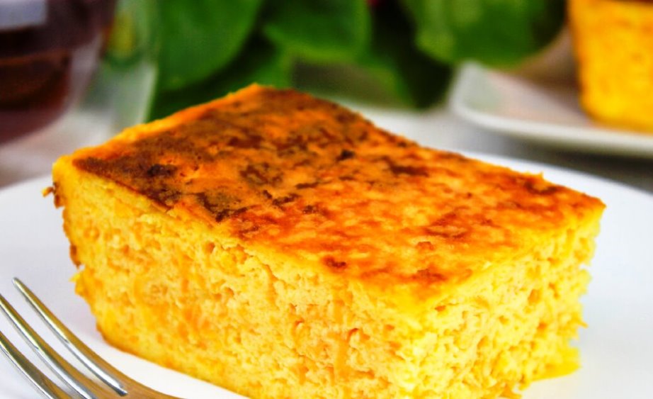 Запеканка с тыквенной мукой