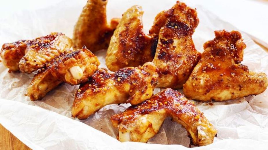 Wings in french mustard sauce
