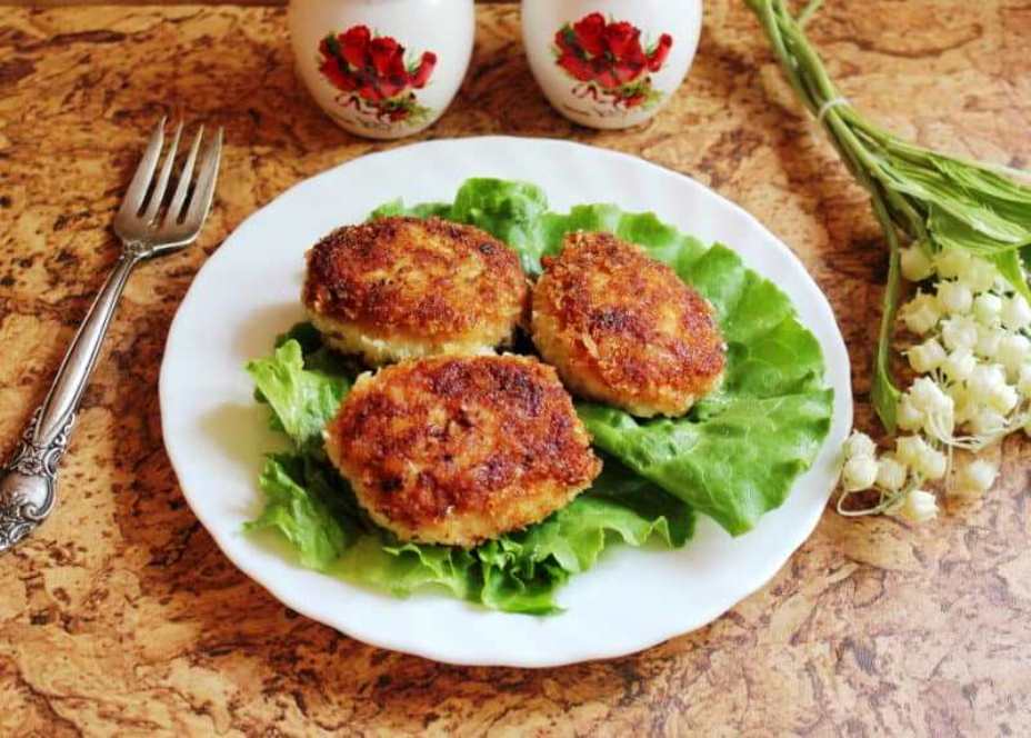 Куриные биточки с горчицей