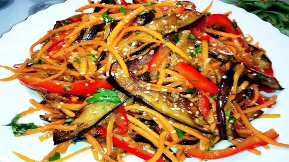 Мариновані баклажани по-корейськи