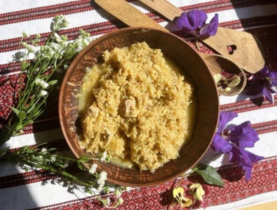 Засыпанная капуста