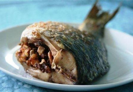 Stuffed carp