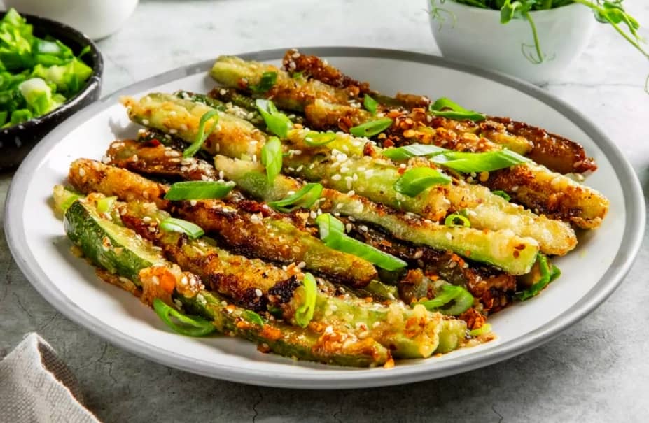 Fried cucumbers