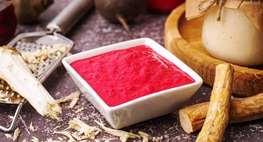 Beetroot horseradish appetizer